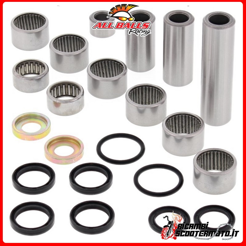 All Balls MONO SHOCK ABSORBER LINKAGE BEARING KIT TM Racing EN 125 / FI 2005-2006 All Balls MONO SHOCK ABSORBER LINKAGE BEARING KIT TM Racing EN 125 / FI 2005-2006