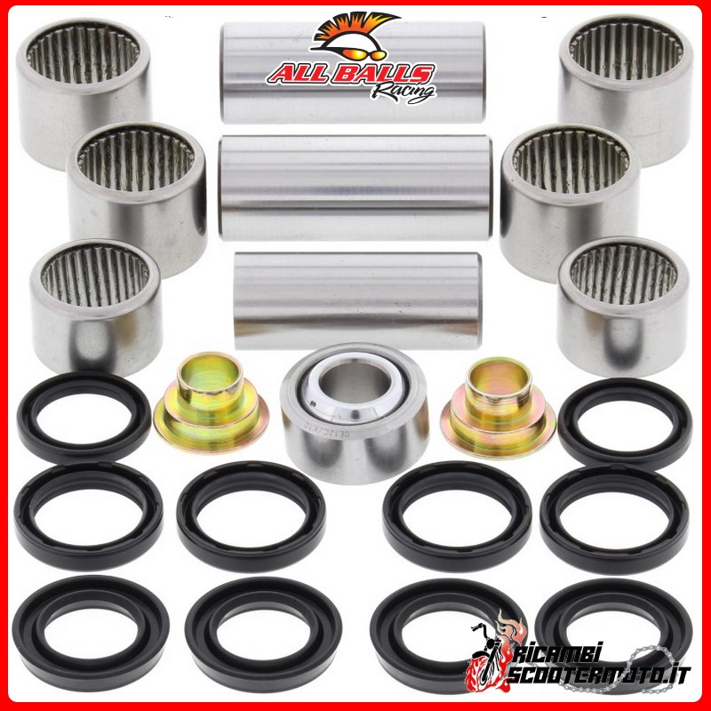 KIT DE COJINETE DE ARTICULACIÓN DEL AMORTIGUADOR MONOMONO All Balls Husqvarna CR 125 1993-1995 KIT DE COJINETE DE ARTICULACIÓN DEL AMORTIGUADOR MONOMONO All Balls Husqvarna CR 125 1993-1995