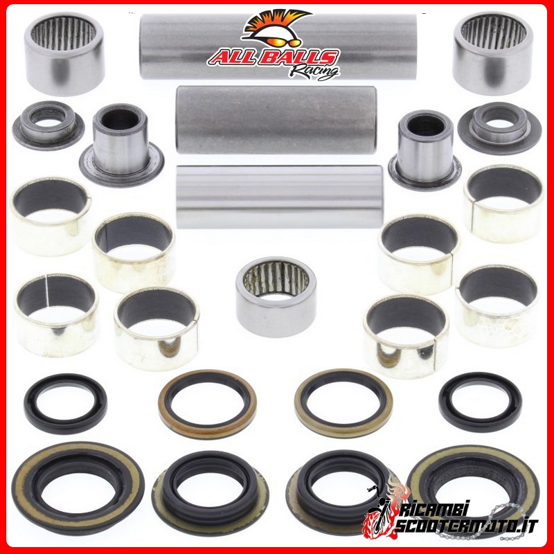 KIT DE COJINETE DE ARTICULACIÓN DEL AMORTIGUADOR MONOMONO All Balls Kawasaki KLX 140 2008-2021 KIT DE COJINETE DE ARTICULACIÓN DEL AMORTIGUADOR MONOMONO All Balls Kawasaki KLX 140 2008-2021