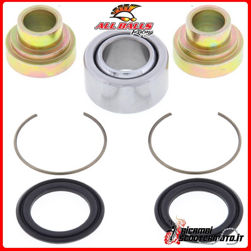 All Balls UPPER SHOCK ABSORBER MONO BEARING KIT Rieju MR Racing 200 2022 All Balls UPPER SHOCK ABSORBER MONO BEARING KIT Rieju MR Racing 200 2022