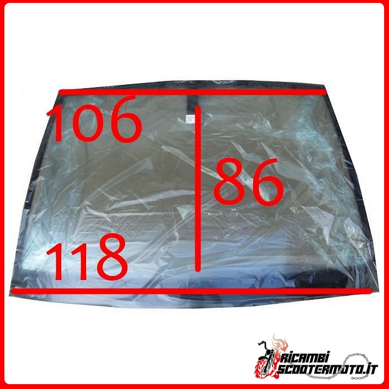 WINDSHIELD FRONT GLASS Microcar MC1 VH851
