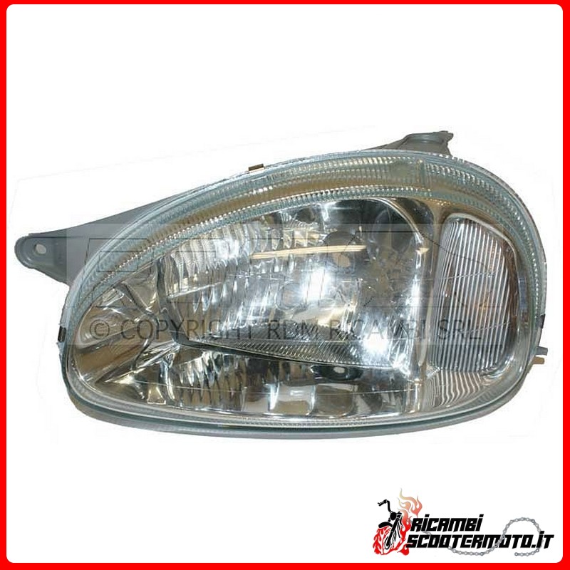 FARO DELANTERO IZQUIERDO CRISTAL LISO Microcar Virgo 1 fino al telaio VH840BBL...10603