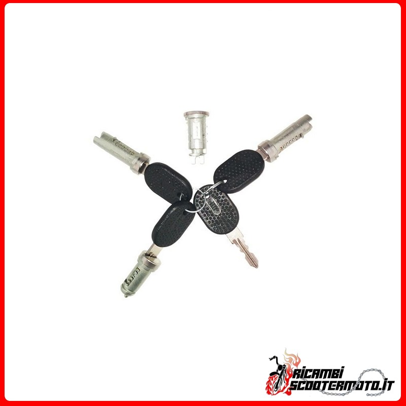 KIT SCHLÖSSER ZYLINDER TÜRSCHLÜSSEL Microcar Virgo 1 2 3 VH840  