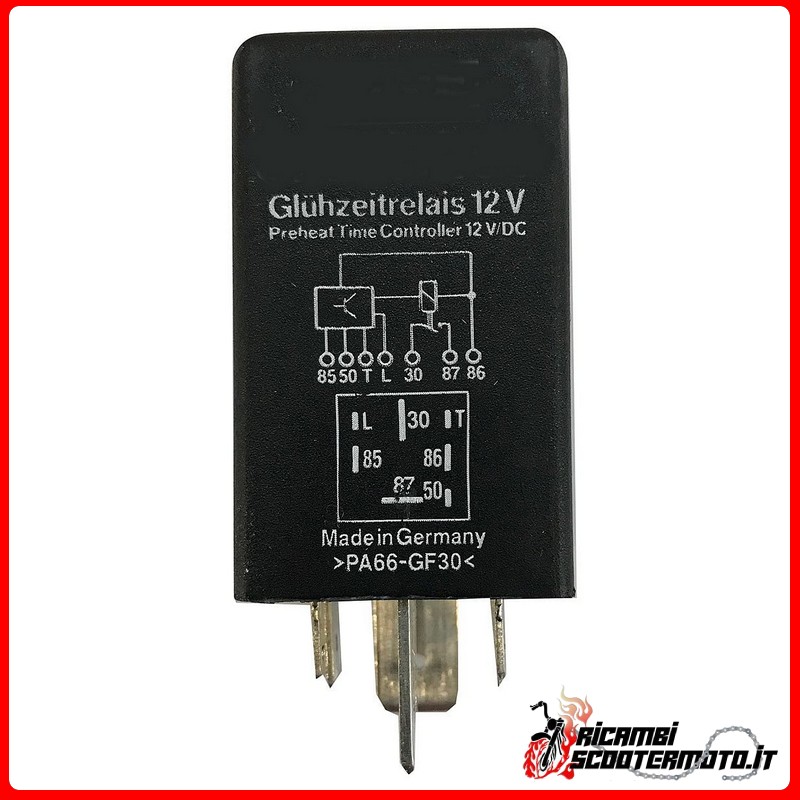 Lombardini LDW502 glow plug preheating control unit Chatenet CH26 Lombardini LDW502 glow plug preheating control unit Chatenet CH26
