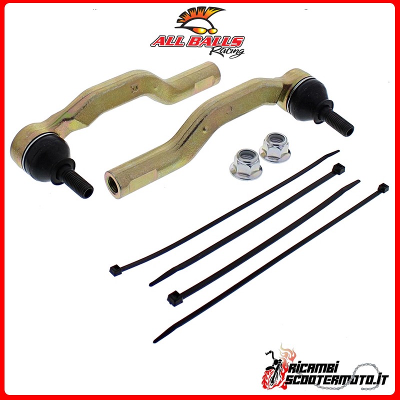 EXTERNAL TIE ROD KIT (2 KITS REQUIRED PER VEHICLE) All Balls Polaris RZR XP 4 Turbo 2017-2021 EXTERNAL TIE ROD KIT (2 KITS REQUIRED PER VEHICLE) All Balls Polaris RZR XP 4 Turbo 2017-2021