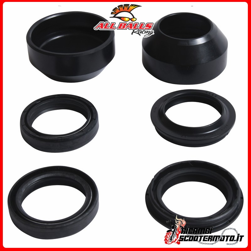 KIT PARAOLI E PARAPOLVERE FORCELLA ALL BALLS HARLEY DAVIDSON FLSTB SOFTAIL NIGHT TRAIN 2000