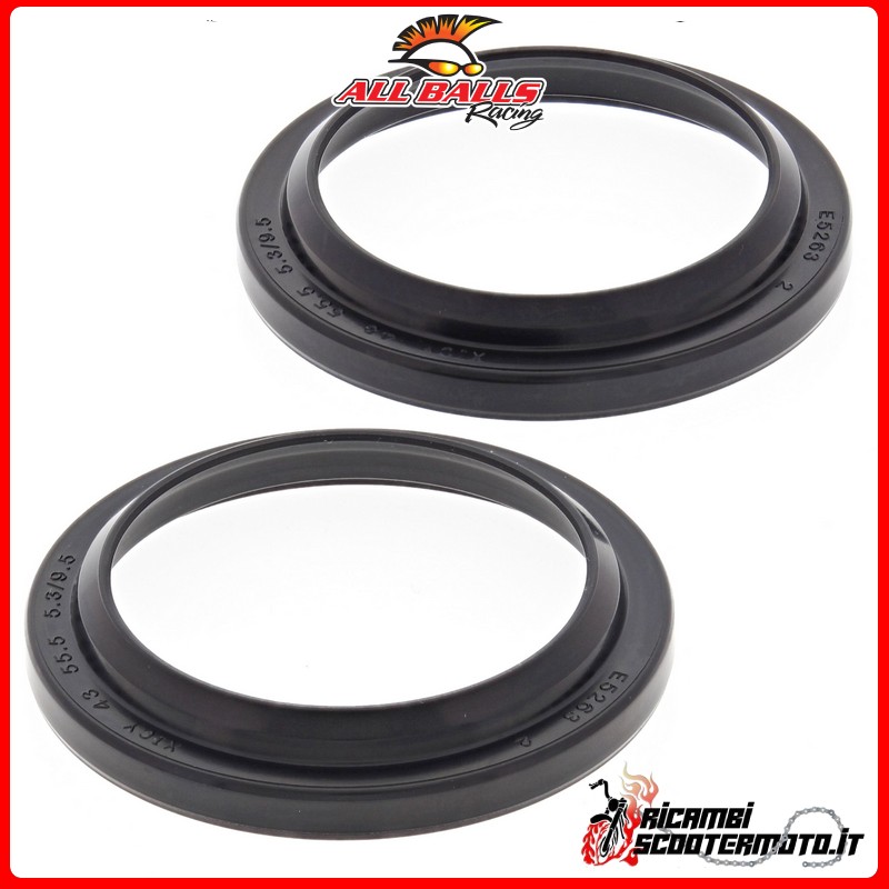 KIT PARAPOLVERE FORCELLA ALL BALLS KAWASAKI KDX 200 1986-1992