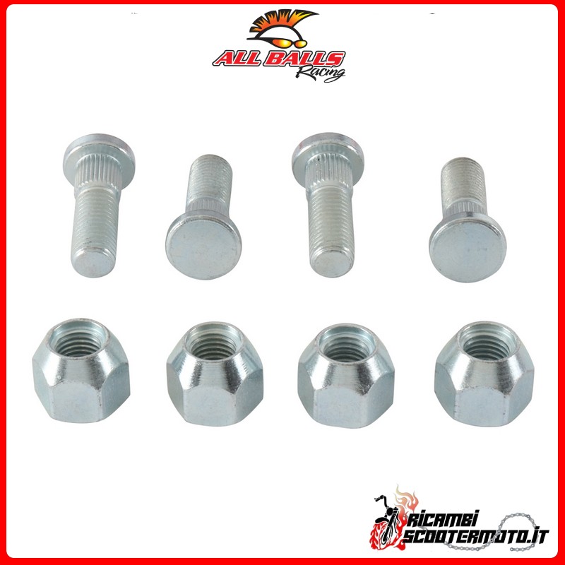 KIT DE PASADORES Y TUERCAS DELANTERAS All Balls Suzuki LT-F 300 F King Quad 4x4 1999-2002