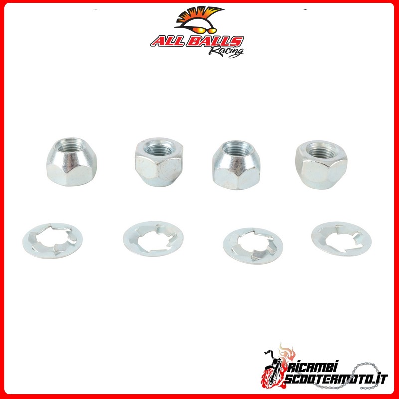 All Balls REAR WHEEL NUT KIT Polaris Trail Blazer 250 1993-2006 All Balls REAR WHEEL NUT KIT Polaris Trail Blazer 250 1993-2006