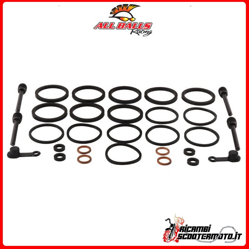 KIT DE REVISIÓN DE PINZA DE FRENO TRASERO All Balls Kawasaki VN 1600 Mean Streak 2005-2008 KIT DE REVISIÓN DE PINZA DE FRENO TRASERO All Balls Kawasaki VN 1600 Mean Streak 2005-2008