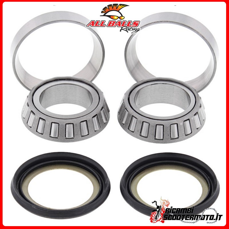 KIT CUSCINETTI DI STERZO ALL BALLS HONDA CB 100 SUPER SPORT 1970-1972
