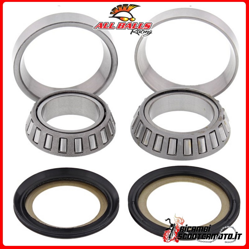 KIT CUSCINETTI DI STERZO ALL BALLS KAWASAKI KD 100 1976-1979