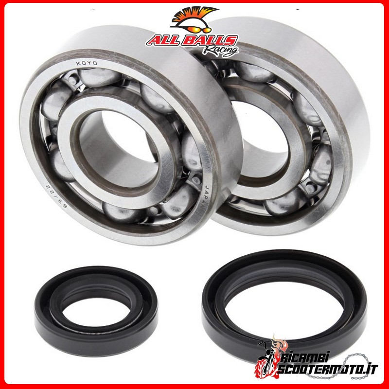 KIT DE COJINETE DE CIGUEÑAL All Balls Suzuki RM 125 2001-2007 KIT DE COJINETE DE CIGUEÑAL All Balls Suzuki RM 125 2001-2007