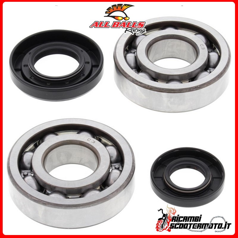 KIT CUSCINETTI ALBERO MOTORE ALL BALLS YAMAHA YZ 250 2001-2022 KIT CUSCINETTI ALBERO MOTORE ALL BALLS YAMAHA YZ 250 2001-2022