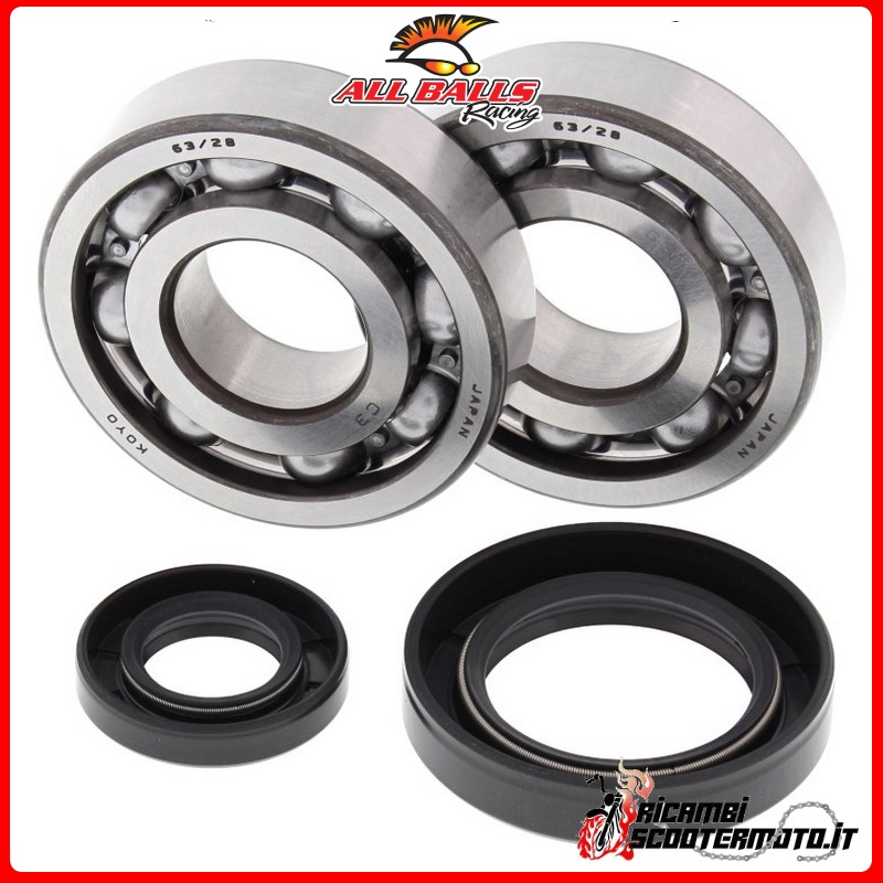 KIT DE COJINETE DE CIGUEÑAL All Balls Honda CR 250 R 1992-2007 KIT DE COJINETE DE CIGUEÑAL All Balls Honda CR 250 R 1992-2007