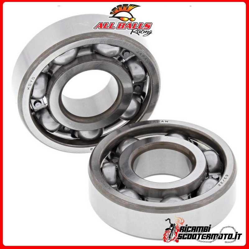 KIT CUSCINETTI ALBERO MOTORE ALL BALLS HONDA CRF 100 F 2005-2013