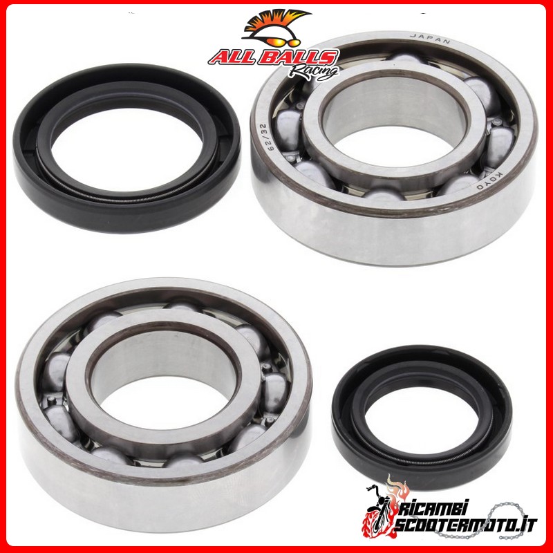 KIT DE COJINETE DE CIGUEÑAL All Balls Suzuki LT 250 R 1988-1992 KIT DE COJINETE DE CIGUEÑAL All Balls Suzuki LT 250 R 1988-1992