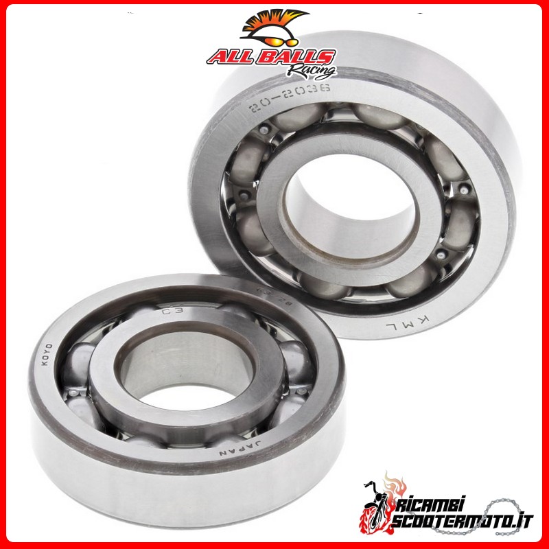 CRANKSHAFT BEARING KIT All Balls Honda TLR 200 Reflex 1986-1987 CRANKSHAFT BEARING KIT All Balls Honda TLR 200 Reflex 1986-1987