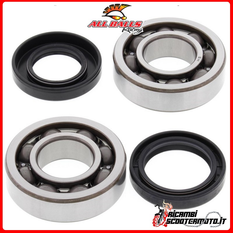 KIT CUSCINETTI ALBERO MOTORE ALL BALLS YAMAHA IT 200 1984-1986 KIT CUSCINETTI ALBERO MOTORE ALL BALLS YAMAHA IT 200 1984-1986