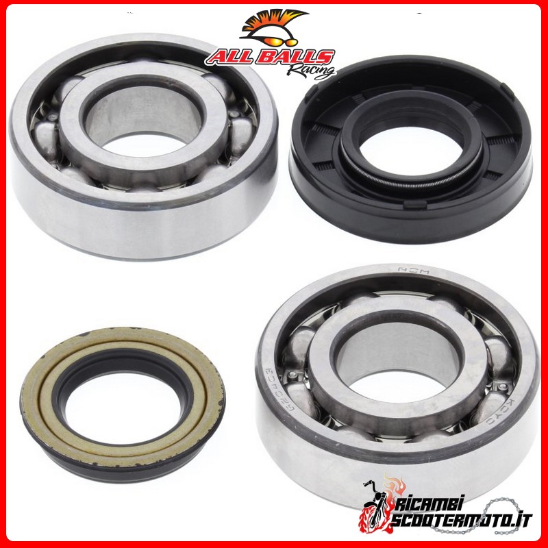 KIT DE COJINETE DE CIGUEÑAL All Balls Polaris Predator 50 2004-2006 KIT DE COJINETE DE CIGUEÑAL All Balls Polaris Predator 50 2004-2006