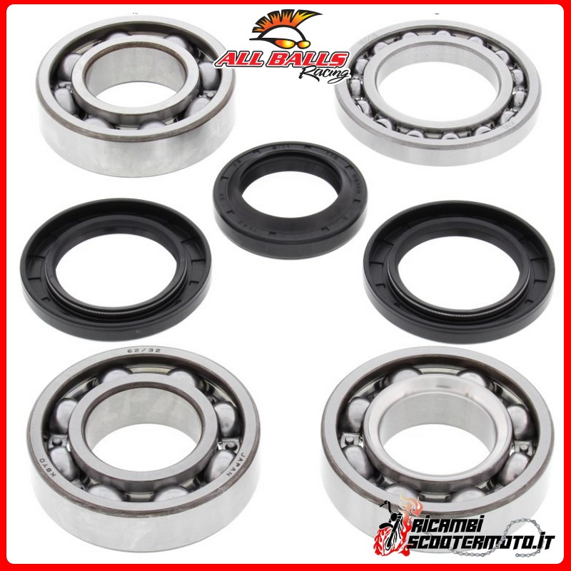 KIT DE COJINETE DE CIGUEÑAL All Balls Polaris Big Boss 400L 6x6 1994-1997 KIT DE COJINETE DE CIGUEÑAL All Balls Polaris Big Boss 400L 6x6 1994-1997
