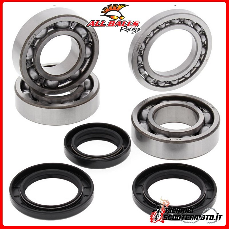 KIT DE COJINETE DE CIGUEÑAL All Balls Polaris Big Boss 350L 6x6 1993 KIT DE COJINETE DE CIGUEÑAL All Balls Polaris Big Boss 350L 6x6 1993