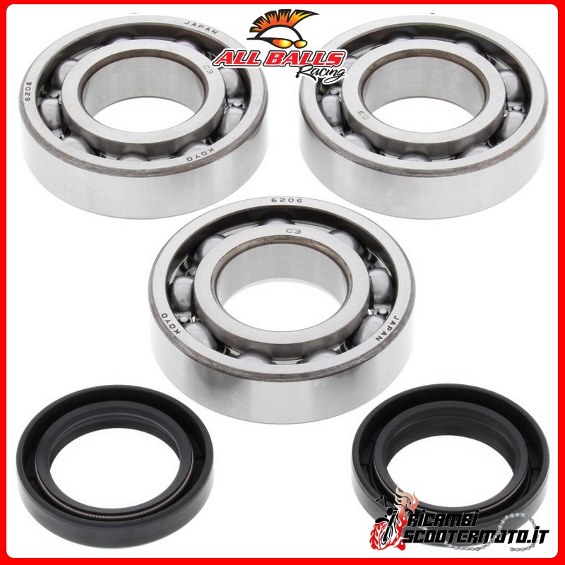 CRANKSHAFT BEARING KIT All Balls Polaris Trail Blazer 250 1999-2006