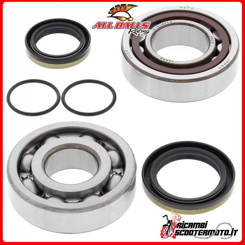 KIT CUSCINETTI ALBERO MOTORE ALL BALLS KTM 125 EGS 1998-1999
