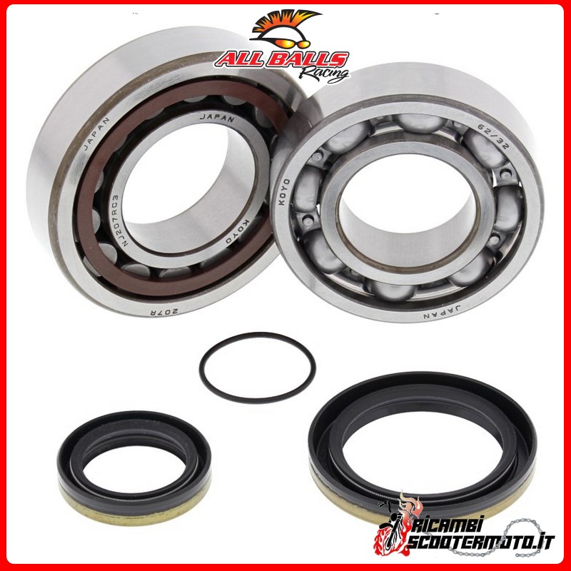 KURBELWELLENLAGERSATZ All Balls Ktm 250 EXC / TPI / 2009-2020 KURBELWELLENLAGERSATZ All Balls Ktm 250 EXC / TPI / 2009-2020