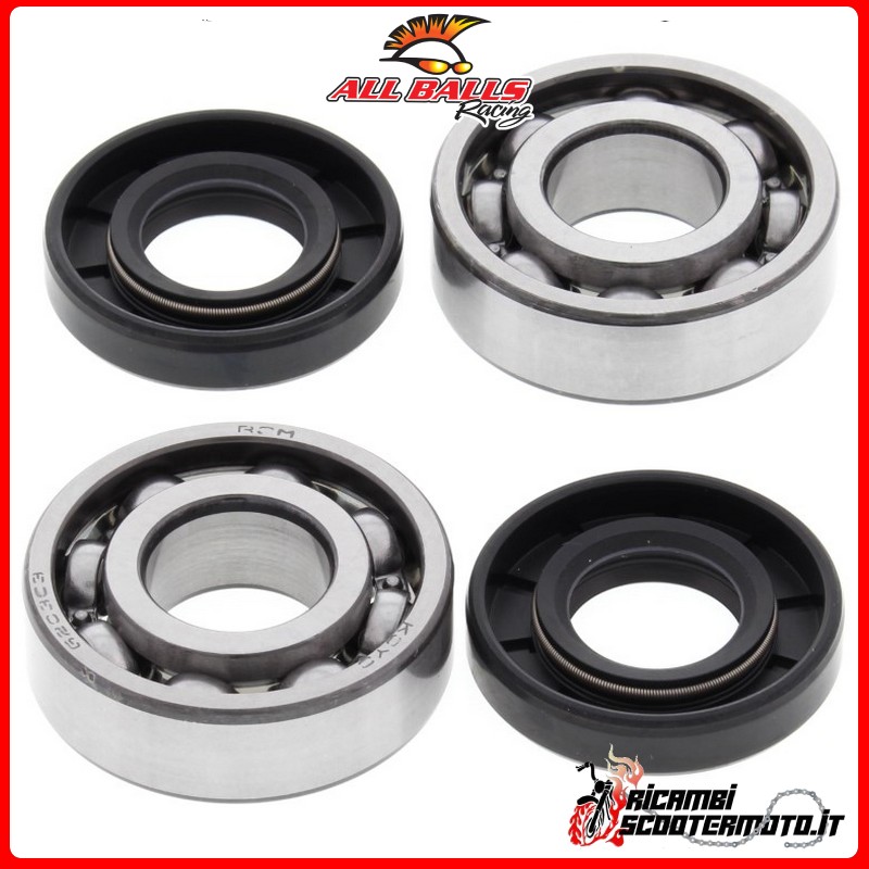 KIT CUSCINETTI ALBERO MOTORE ALL BALLS KTM 50 JR ADV 2001