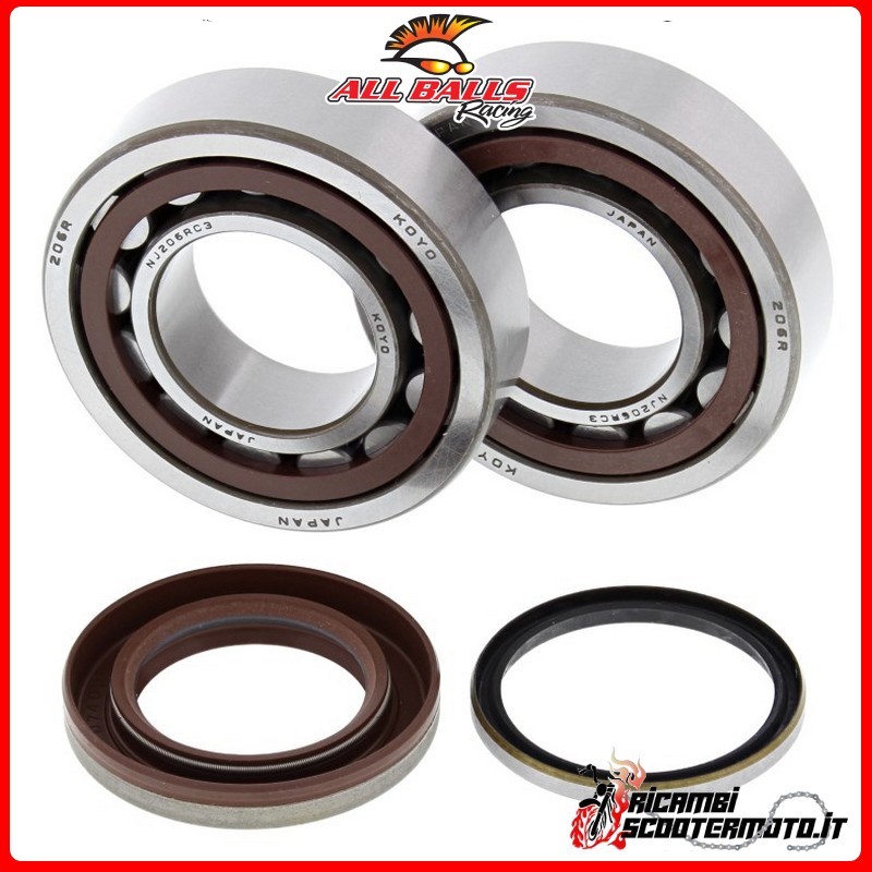 KIT CUSCINETTI ALBERO MOTORE ALL BALLS KTM 250 SX-F / SXS-F / FACTORY 2005 KIT CUSCINETTI ALBERO MOTORE ALL BALLS KTM 250 SX-F / SXS-F / FACTORY 2005