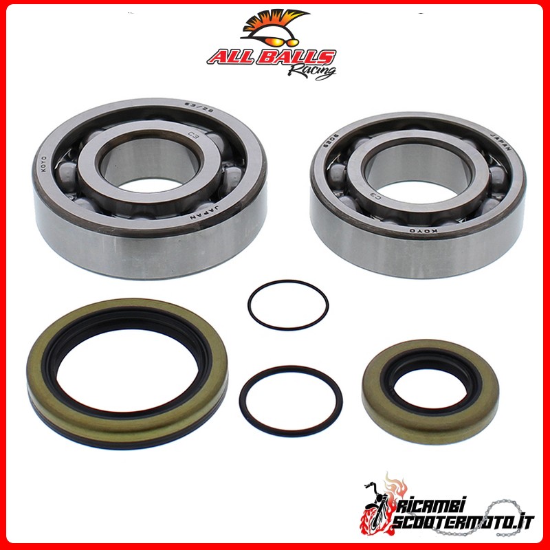 KIT CUSCINETTI ALBERO MOTORE ALL BALLS RIEJU MR RACING 300 2020-2022 KIT CUSCINETTI ALBERO MOTORE ALL BALLS RIEJU MR RACING 300 2020-2022