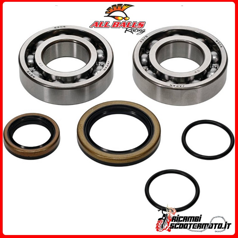 KIT DE COJINETE DE CIGUEÑAL All Balls Beta Motor RR 250 2T 2013-2021 KIT DE COJINETE DE CIGUEÑAL All Balls Beta Motor RR 250 2T 2013-2021