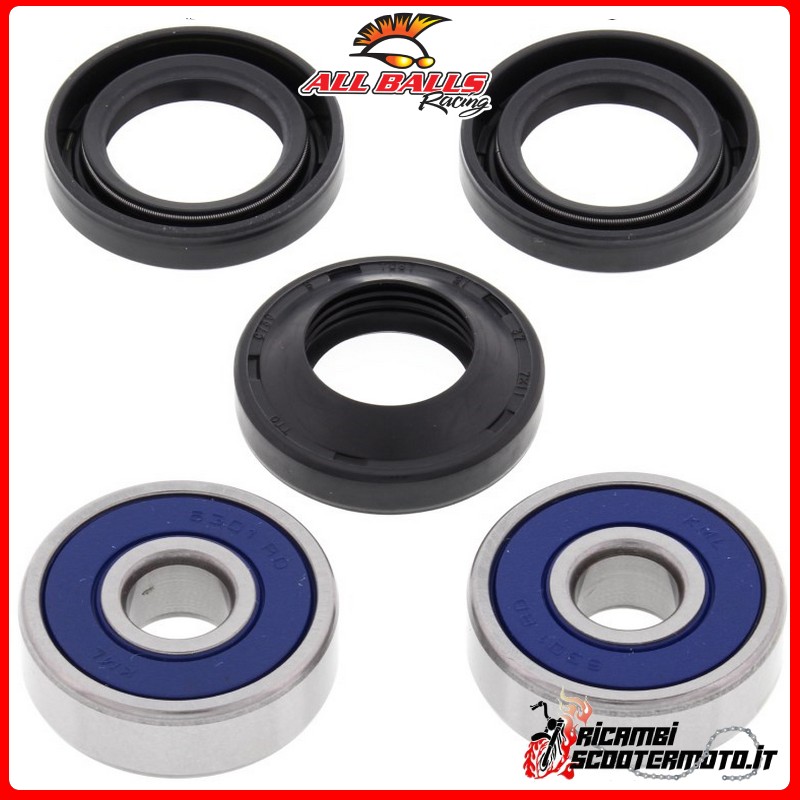 KIT CUSCINETTI RUOTA ANTERIORE ALL BALLS HONDA CB 125 S 1976-1985