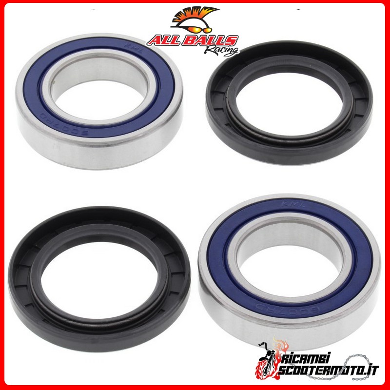 KIT CUSCINETTI RUOTA POSTERIORE ALL BALLS KAWASAKI KXT250 TECATE 1984-1985