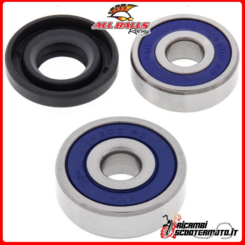 KIT CUSCINETTI RUOTA ANTERIORE ALL BALLS SUZUKI TM 75 1974-1976