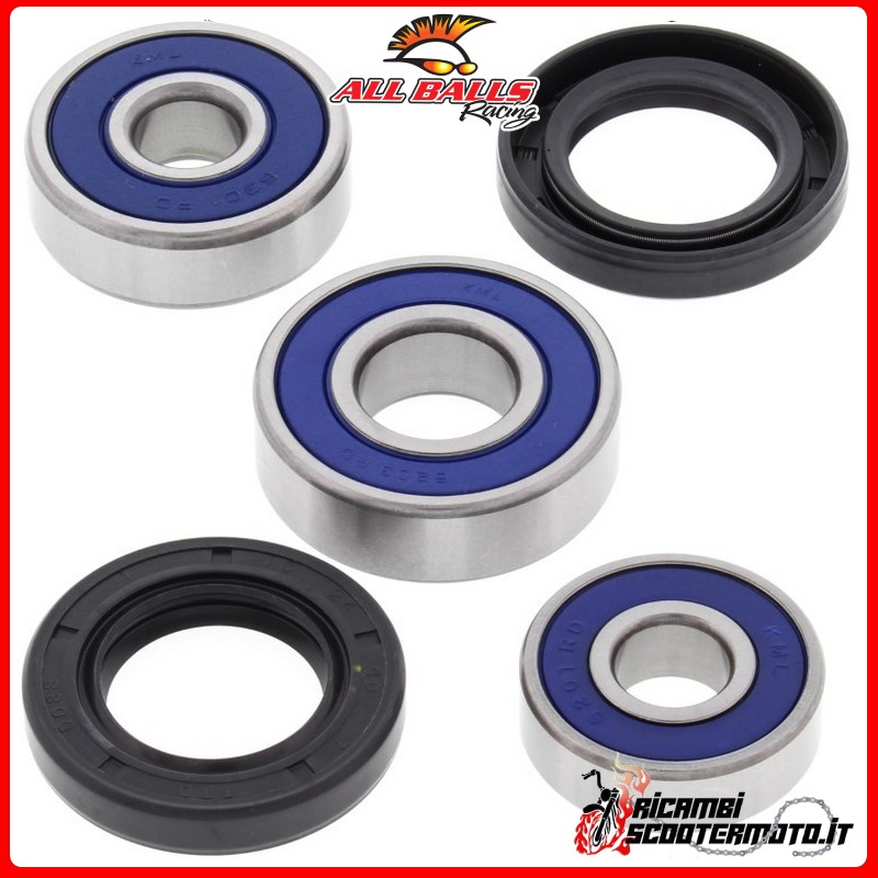 FRONT WHEEL BEARING KIT All Balls Kawasaki KDX 80 1982-1983 FRONT WHEEL BEARING KIT All Balls Kawasaki KDX 80 1982-1983