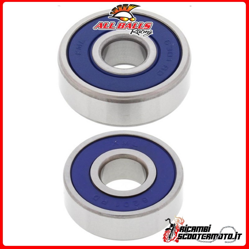 ALL BALLS FRONT WHEEL BEARING KIT Yamaha Cygnus R 125 1992-1996 ALL BALLS FRONT WHEEL BEARING KIT Yamaha Cygnus R 125 1992-1996