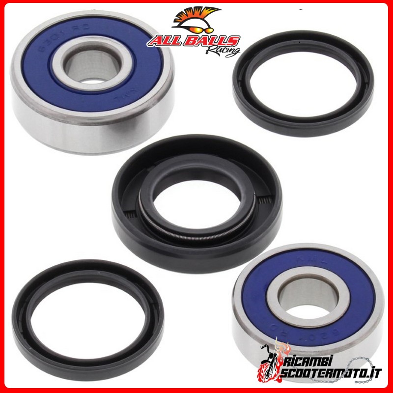 KIT CUSCINETTI RUOTA ANTERIORE ALL BALLS KAWASAKI KX 80 1986-1987
