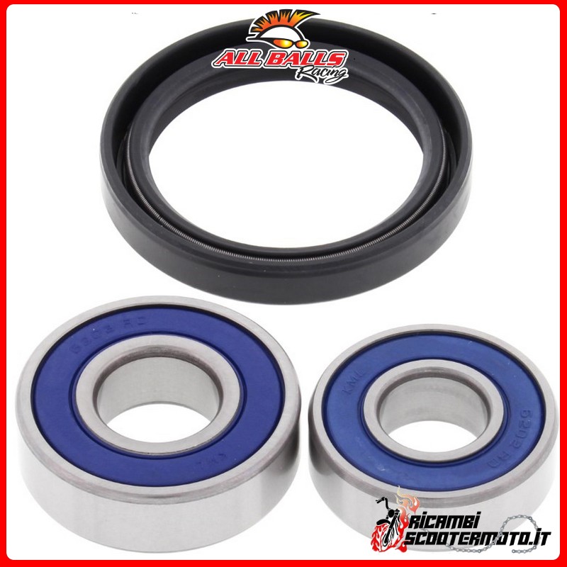 KIT CUSCINETTI RUOTA ANTERIORE ALL BALLS KAWASAKI KL 650 A 1987-2007