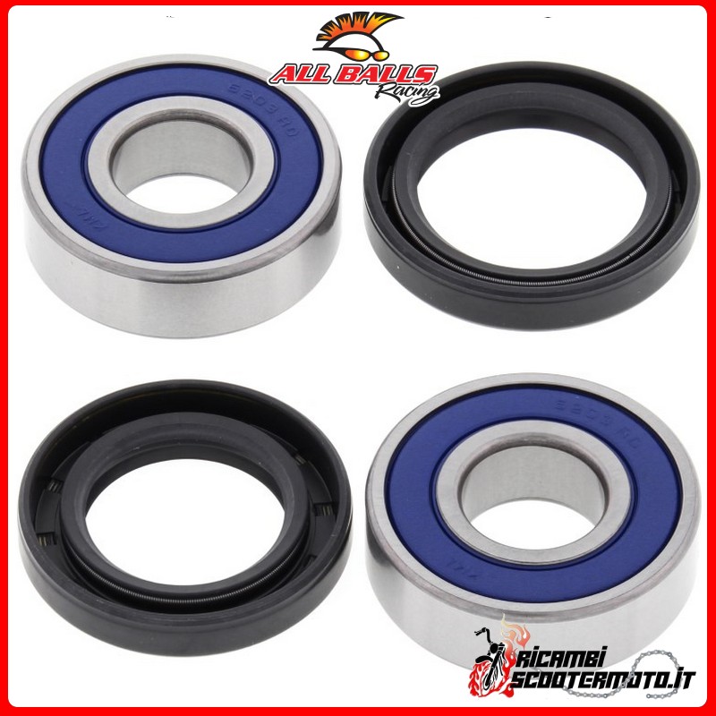 KIT CUSCINETTI RUOTA ANTERIORE ALL BALLS KAWASAKI KZ 1000 A 1977-1980