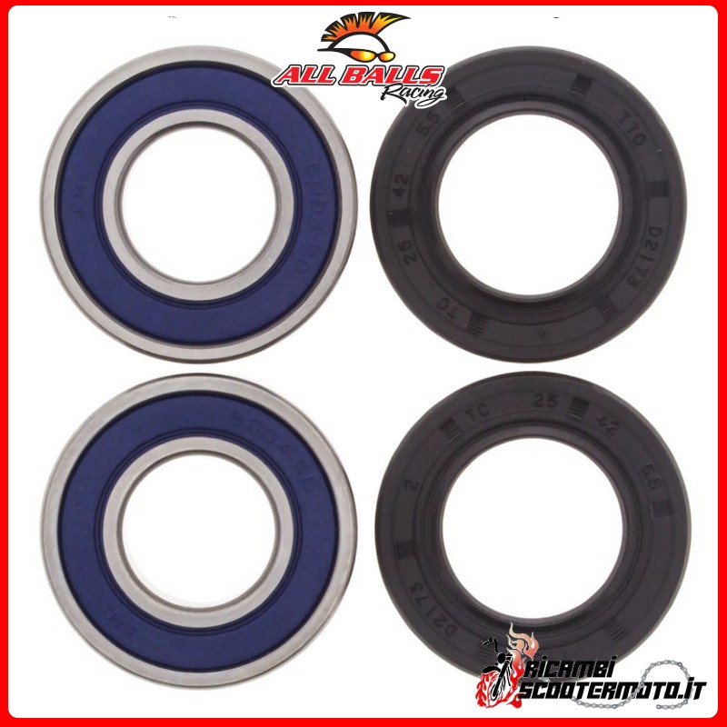 KIT CUSCINETTI RUOTA ANTERIORE ALL BALLS KAWASAKI KLX 250 R 1994-1996