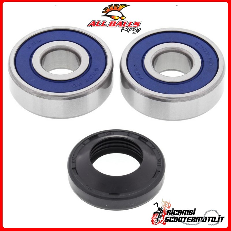 KIT CUSCINETTI RUOTA ANTERIORE ALL BALLS HONDA CR 125 M 1974-1978