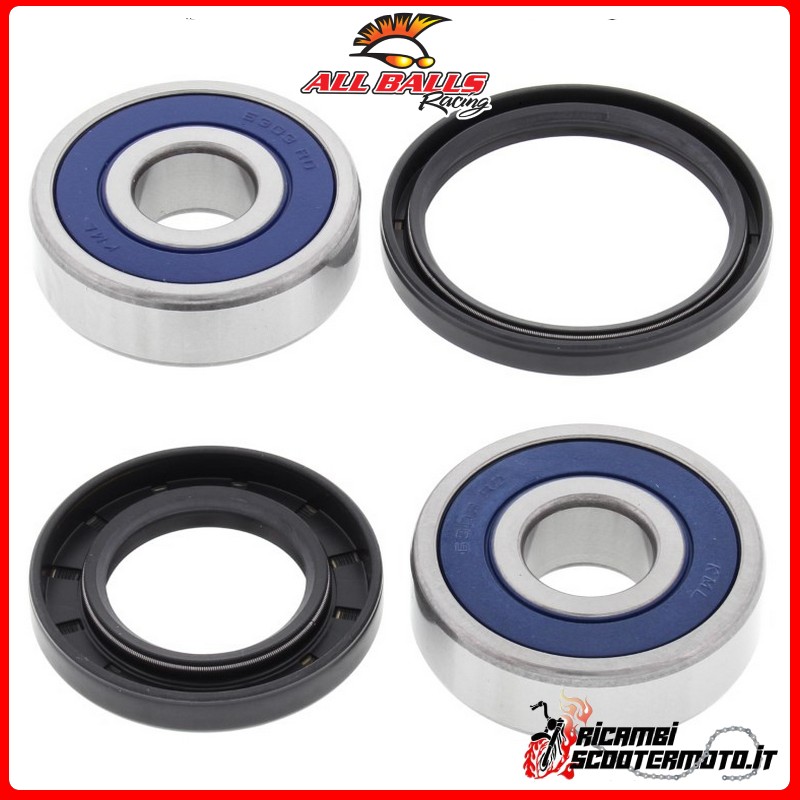 KIT CUSCINETTI RUOTA ANTERIORE ALL BALLS YAMAHA RD 400 1976-1978