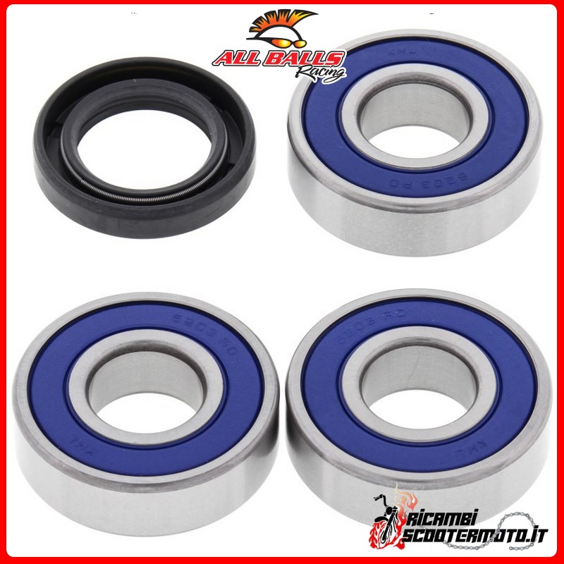 KIT CUSCINETTI RUOTA POSTERIORE ALL BALLS HARLEY DAVIDSON XL 1957-1978