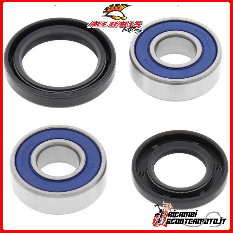KIT CUSCINETTI RUOTA ANTERIORE ALL BALLS KAWASAKI ELIMINATOR 600 (ZL600B) 1996-1997