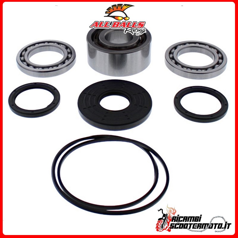FRONT DIFFERENTIAL BEARING AND OIL SEALS KIT All Balls Polaris RZR 4 900 2018 FRONT DIFFERENTIAL BEARING AND OIL SEALS KIT All Balls Polaris RZR 4 900 2018