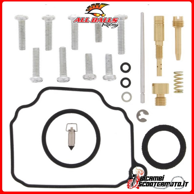 All Balls CARBURETOR OVERHAUL KIT Yamaha TTR 110 2008-2022 All Balls CARBURETOR OVERHAUL KIT Yamaha TTR 110 2008-2022