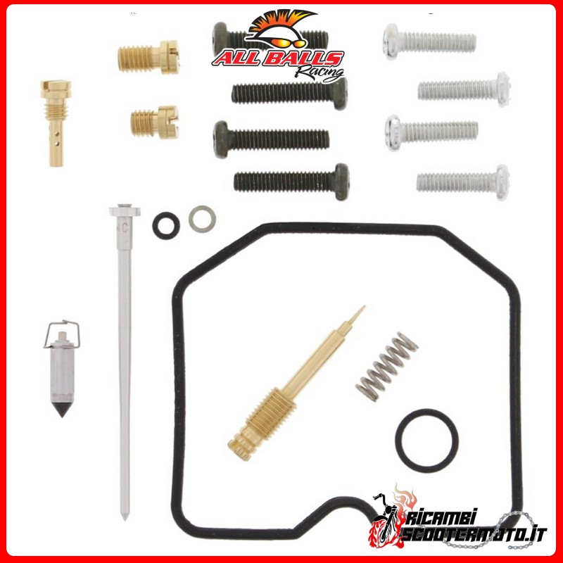 All Balls CARBURETOR OVERHAUL KIT Kawasaki KFX250 Mojave 2003-2004 All Balls CARBURETOR OVERHAUL KIT Kawasaki KFX250 Mojave 2003-2004