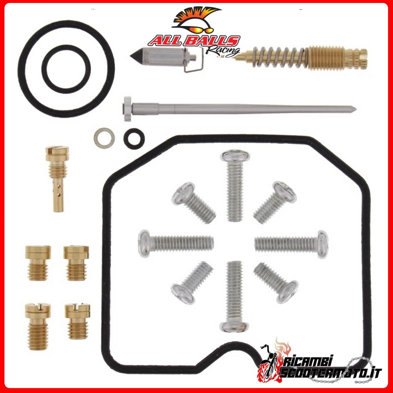 All Balls CARBURETOR OVERHAUL KIT Kawasaki KLF300C Bayou 4x4 1997-2005 All Balls CARBURETOR OVERHAUL KIT Kawasaki KLF300C Bayou 4x4 1997-2005